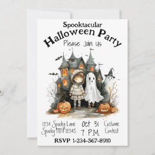 Spuk Whimsy-Halloween-Party Einladung