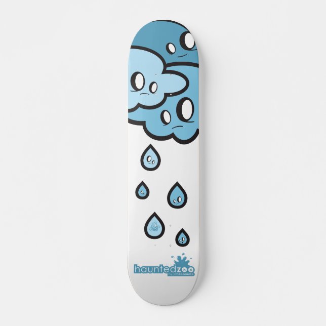 Spuk Zoo "Regen " Skateboard (Vorne)