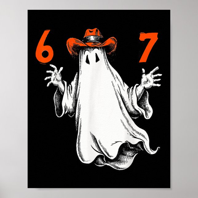 Spukgeist Nummer 67 Halloween Verflucht Sechs Sieb Poster (Vorne)