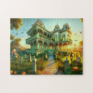 Spukgrundstück "Rabenhorst" Gruselige Dämmerung Puzzle