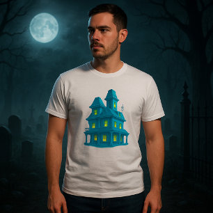 Spukhaus Grusel Halloween Geisterhaus T-Shirt