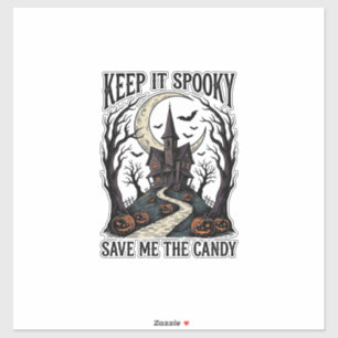Spukhaus-Shirt Vintage-Halloween-Gravur Ar Aufkleber