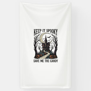 Spukhaus-Shirt Vintage-Halloween-Gravur Ar Banner