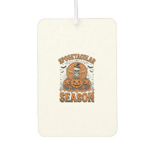 Spuktastische Saison Vintage Halloween Schädel Kür Autolufterfrischer