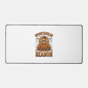 Spuktastische Saison Vintage Halloween Schädel Kür Schreibtischunterlage