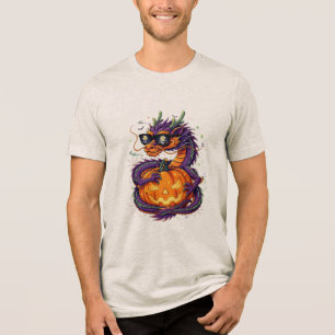 Spuky & Stylisch: Der Halloween-Drache Tri-Blend Shirt