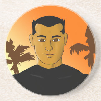 Spulen-Männer: Kaleo Sandstein Untersetzer