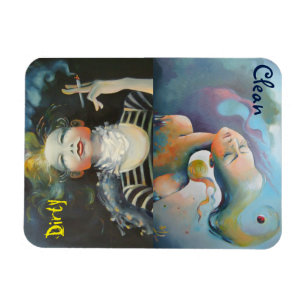 Spülmaschine - säubern Sie,/schmutziger Indikato Magnet