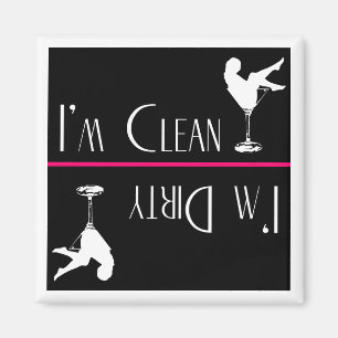 Spülmaschinen-Magnet--Schmutziges Mädchen Magnet