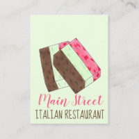 Spumoni Gelato Ice Creme Italienisches Restaurant 