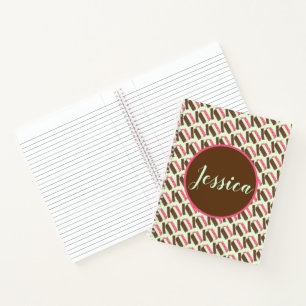 Spumoni Italienisch Gelato Ice Cream Dessert Spumo Notizbuch