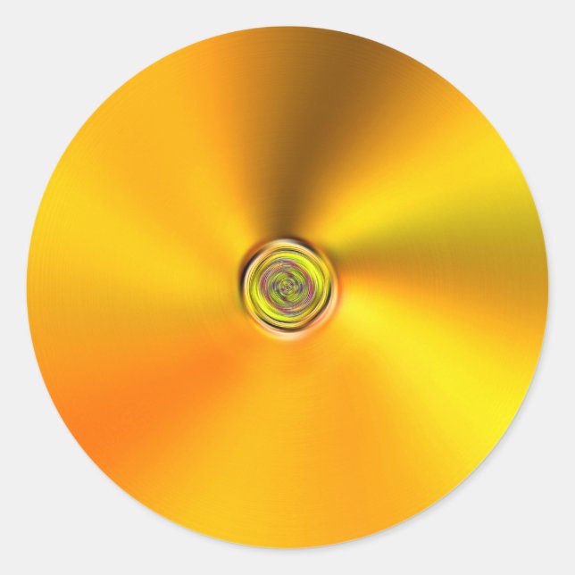 Spun Gold Sticker (Vorderseite)