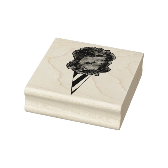 Spun Sugar Cotton Candy Floss Karneval Farm Gummistempel (Stempel)