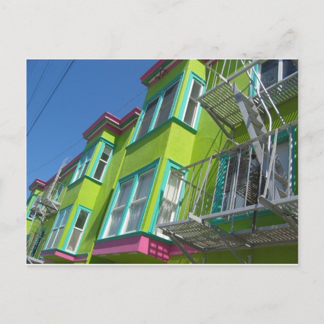 Spunky San Francisco Postkarte (Vorderseite)