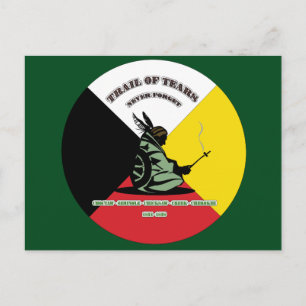 Spur der Tränen Postkarte