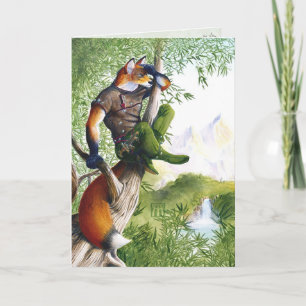 Spur, die Fox markiert Karte