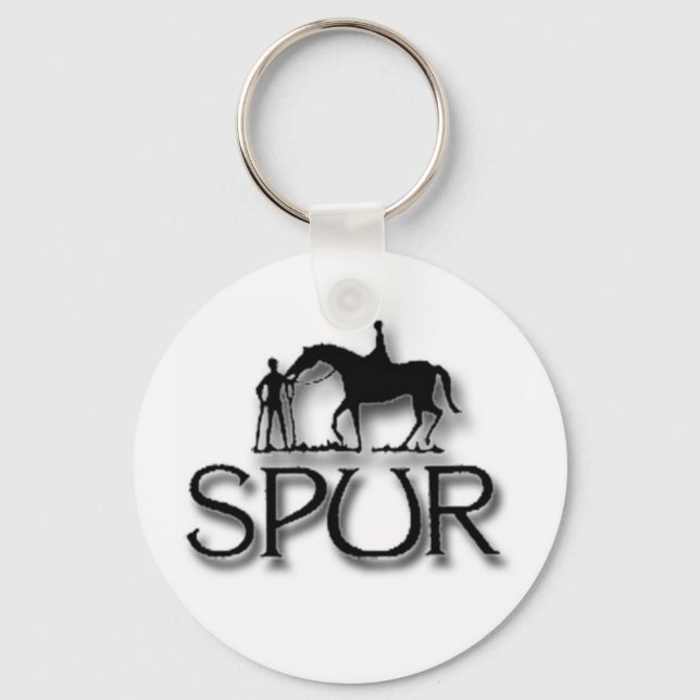 SPUR-Logo-Schlüsselkette Schlüsselanhänger (Vorderseite)