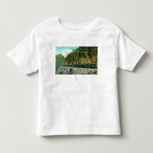 Spur nördlich des felsigen Punktes, des weißen Kleinkind T-shirt