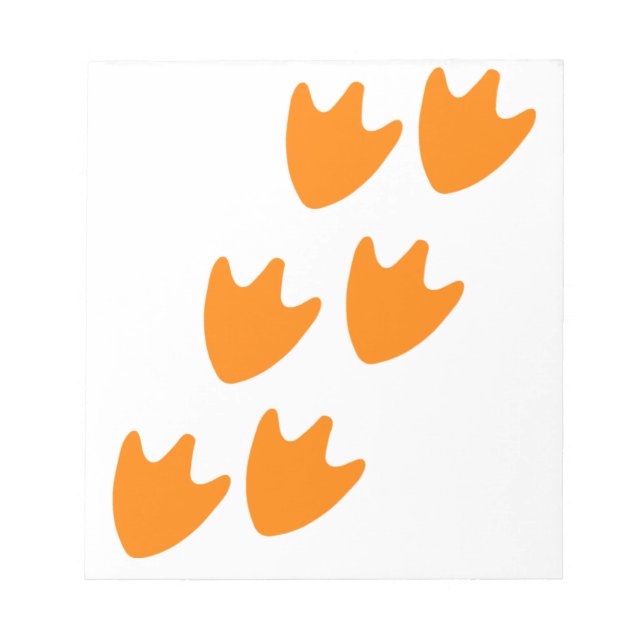Spur von Entenfutter Notizblock (Vorderseite)