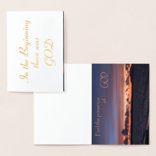 Spüre die Gegenwart Gottes Folienkarte