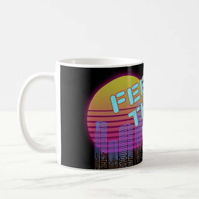 Spüre die Hitze Kaffeetasse (Links)