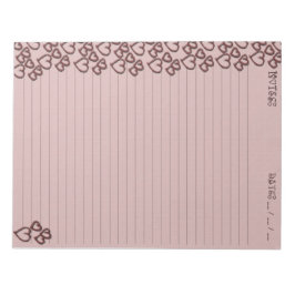 Spuren der Liebe Notizblock