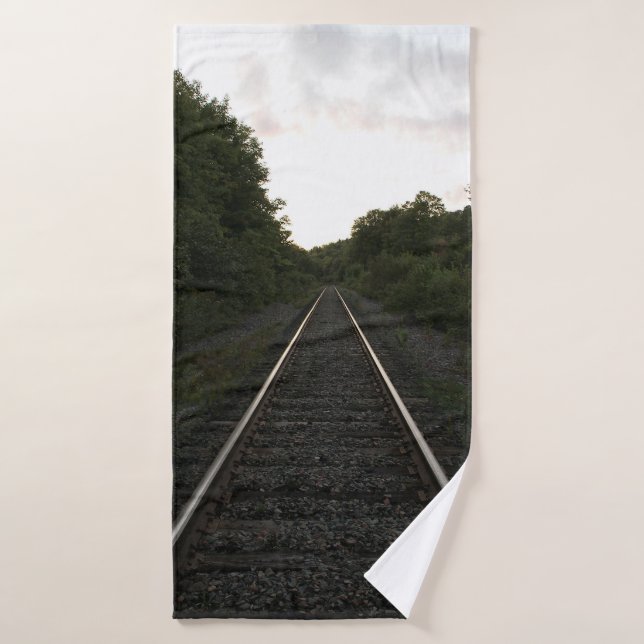 Spuren durch die Bäume Badehandtuch (Badehandtuch)