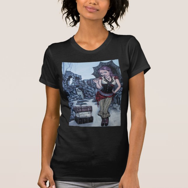 Spuren meines Fehler steampunk Feent-shirts T-Shirt (Vorderseite)