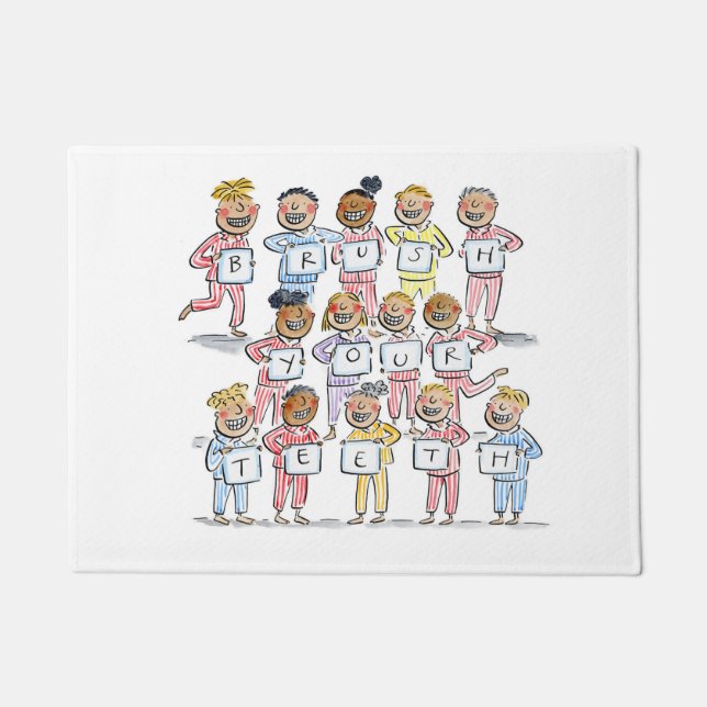 Spüren Sie Ihre Zähne Fußmatte (Vorderseite)