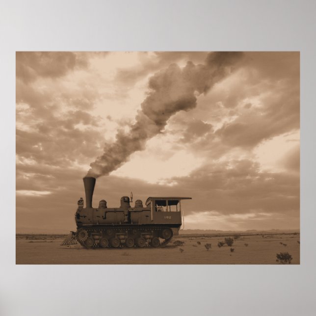 Spurlose Lokomotive Poster (Vorne)