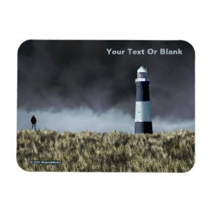 Spurn Point Lighthouse Postkarte Magnet