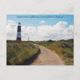 Spurn Point Lighthouse, Yorkshire, Postcard Postkarte