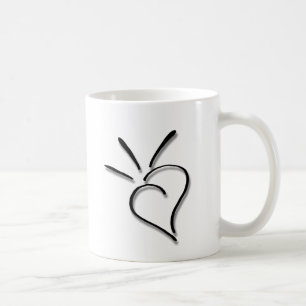 Spurtendes Sass-Herz - Tasse
