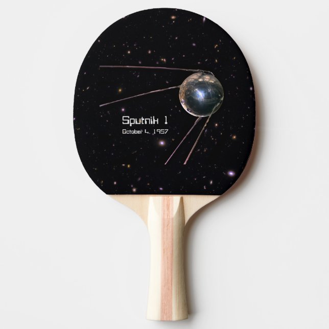 Sputnik 1 Satellit der Erde Tischtennis Schläger (Vorderseite)