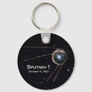 Sputnik 1 Satellit Schlüsselanhänger