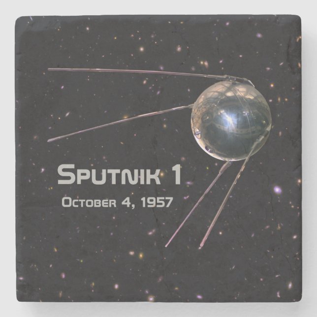 Sputnik 1 Satellit Steinuntersetzer (Vorderseite)