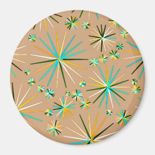 Sputnik-Muster aus der Mitte des Jahrhunderts, Tau Magnet