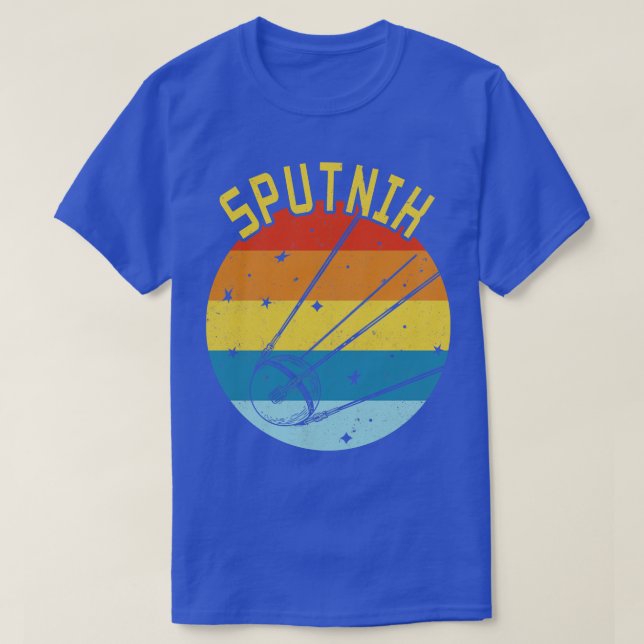 Sputnik Retro UDSSR T-Shirt (Design vorne)