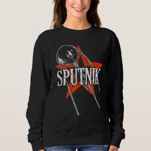 Sputnik Satellite Spacecraft Sowjetunion Gewerksch Sweatshirt