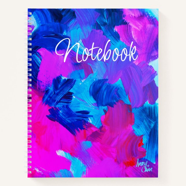 SPWW Electric Vibes Spiral Notebook Notizbuch (Vorderseite)