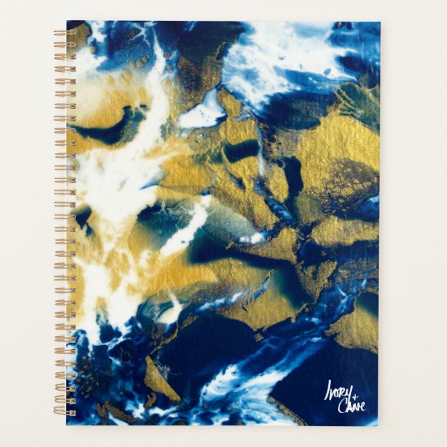 SPWW Gleaming Indigo Grosser Monat Planer (Vorderseite)