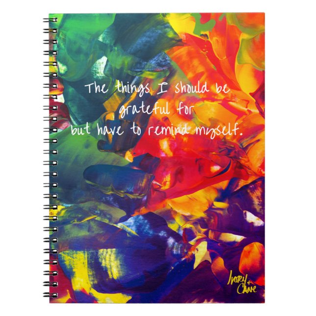 SPWW Psychedelic Spiral Journal Notebook Notizblock (Vorderseite)