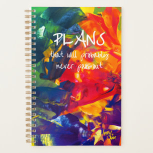 SPWW Psychedelic Spiral Small Monthly Planer