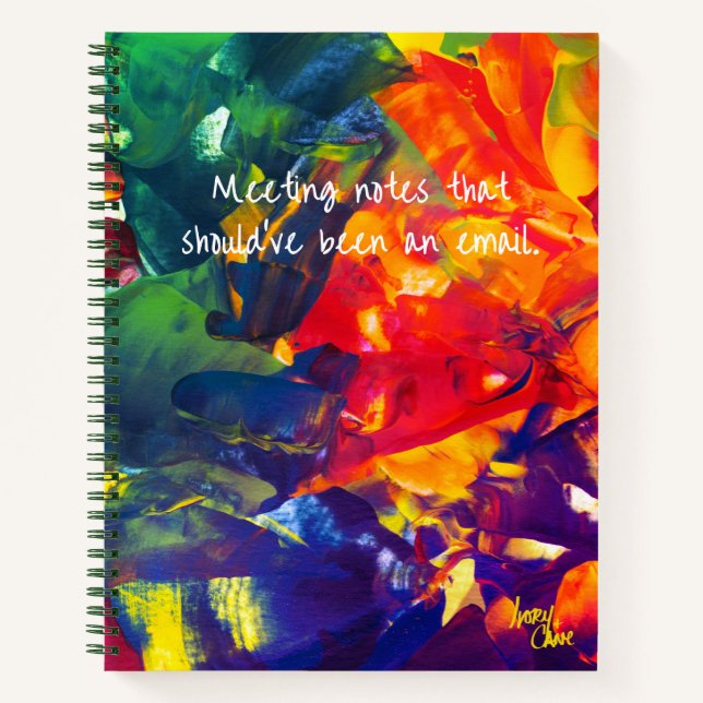 SPWW Psychedelic Spiral, Spiral Notebook Notizbuch (Vorderseite)