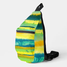 SPWW Tangoed Tier Aquamarin Grün & Orange Crossbod Crossbody Bag