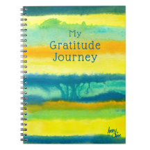 SPWW Tangoed Tiers Aquamarin Spiral Journal Notebo