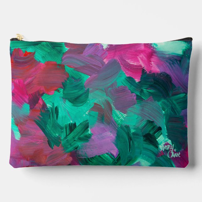 SPWW-Touch der Juwelentöne Große Drucktasche für d Zubehörtasche (Vorderseite)