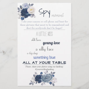 Spy Bridal Wedding Game Flyer