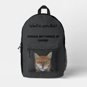 Spy Cat Funny Bedruckter Rucksack