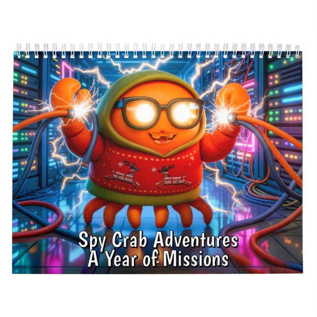 Spy Crab Adventures – A Year of Missions Kalender (Titelbild)